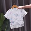 Boys' Short Sleeved Summer Clothes Baby's T-shirt Thin Design Boys' and Girls' Baby Tops for Summer