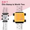 2-in-1 Math Rolling Stamp Reusable Arithmetic Practice Stamp High Quality Math Roller Stamp  School