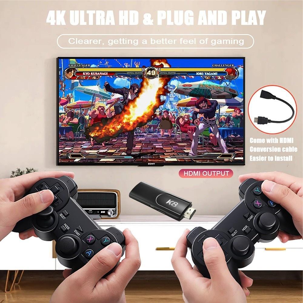 Игровая приставка K8 Retro 64 ГБ Классические ретро-игры Консоли HDMI Подключение к телевизору Два геймпада Игры для двух игроков