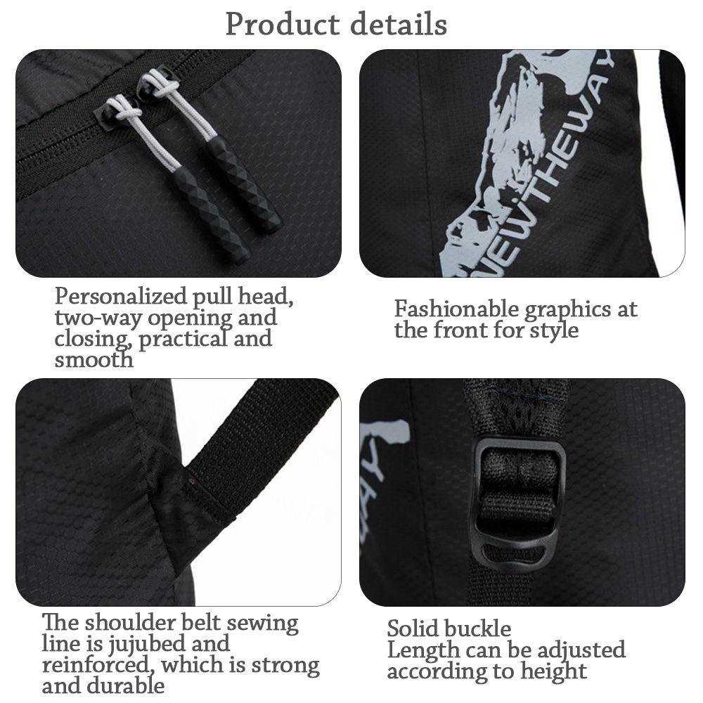 Дорожная унисекс сумка для путешествий и альпинизма, легкий складной рюкзак, водонепроницаемый походный рюкзак