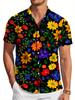 Men's Cool Abstract Pattern 3D Printed Short Sleeve Shirt Hawaiian Shirt Fashion Trend Men's Short Sleeve Tops Men's Clothing