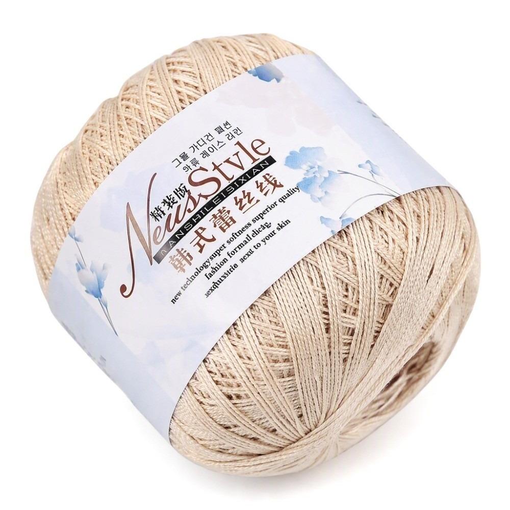 2pcs Light Thin Crochet Thread Cotton Material Cotton Yarn Popular Crochet Lace Yarn For Knitting