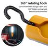 1PC LED COB Torch Work Light Portable Auto Repairing Lamp Rechargeable Camping Lantern Handheld Floodlight With Magnet & Hook