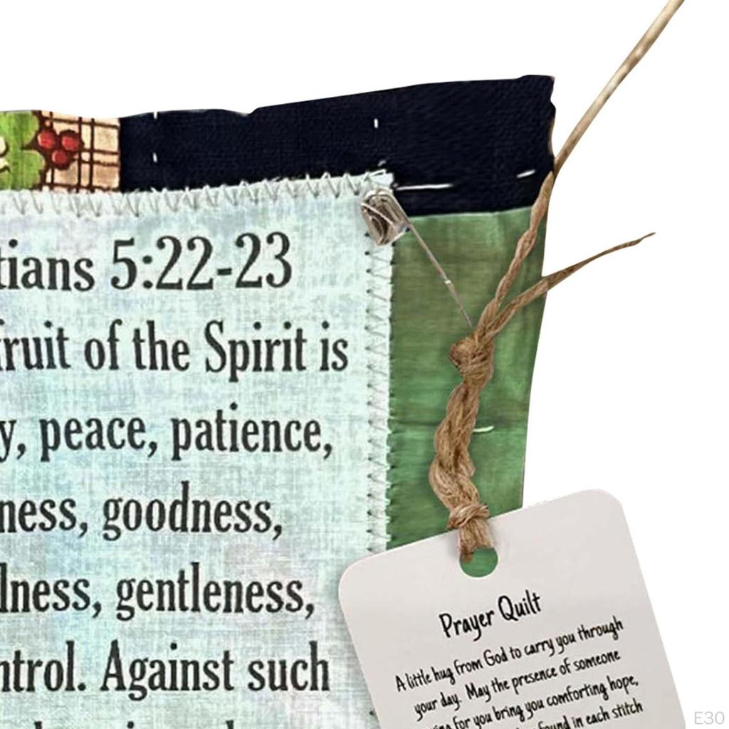 Cross Inside Prayer Quilt for Holiday Decor And Gift