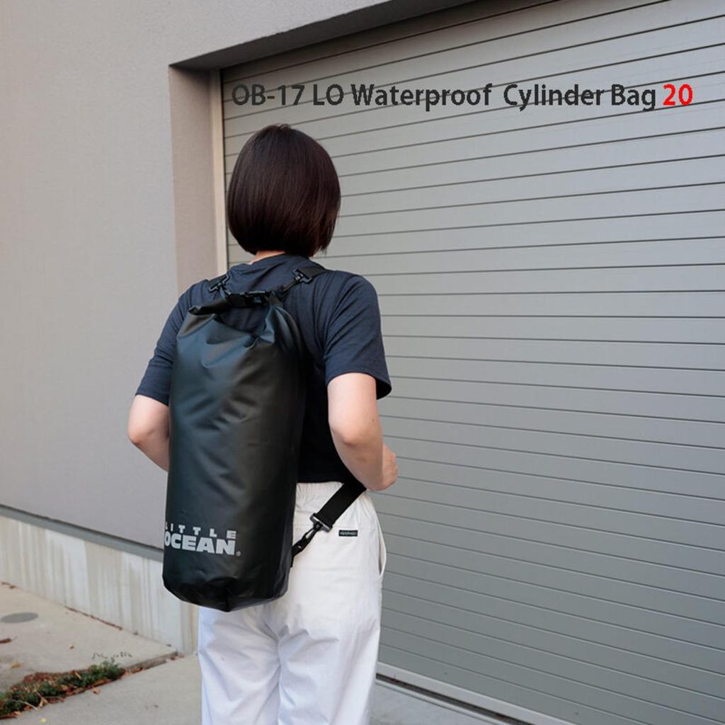 Little Presents Little Ocean LO Waterproof Cylinder Bag, Size 50, Black (BK), OB-19