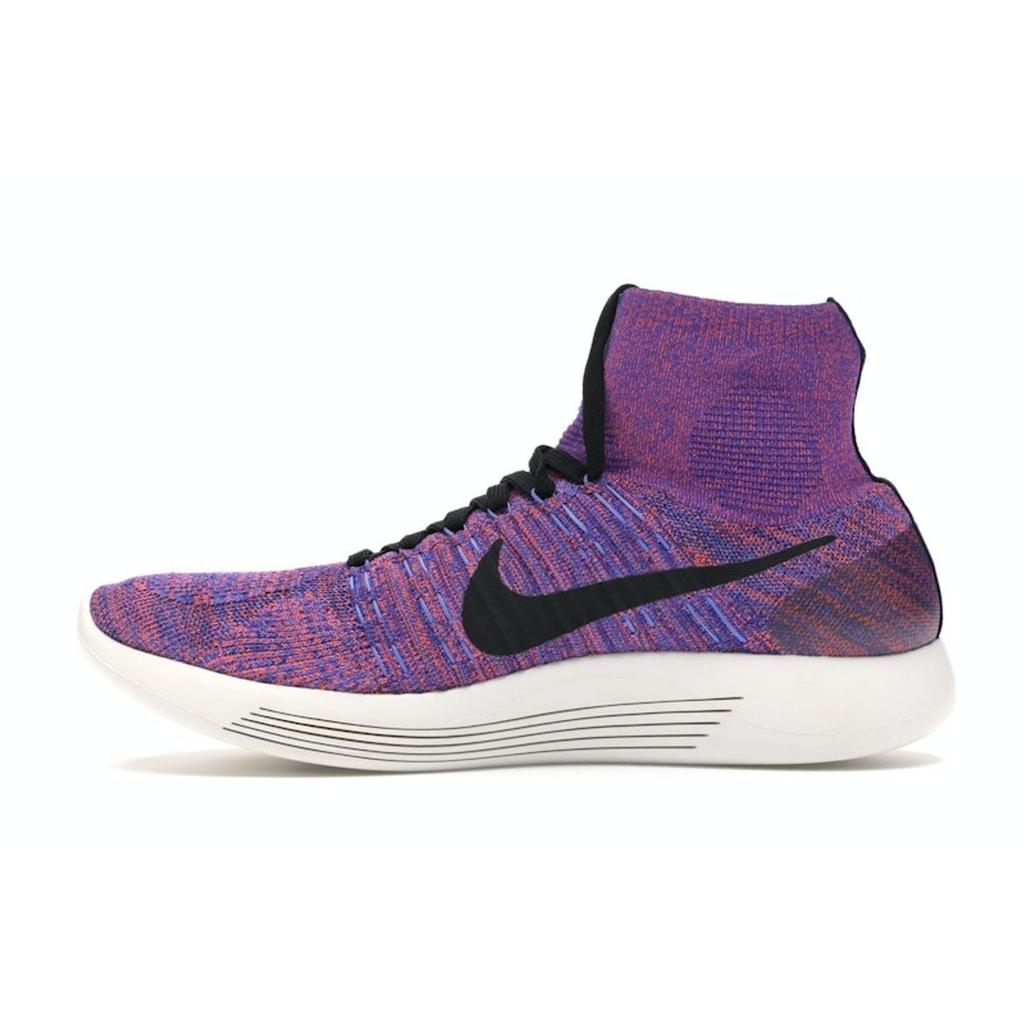 Nike Lunarepic Flyknit Men Sneakers Purple Paramount-Blue Black 818676-402