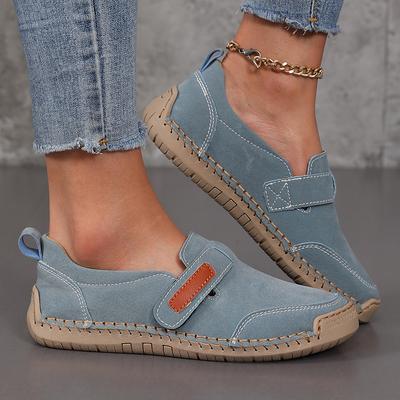 Женские повседневные мокасины слипоны Удобные ботинки на плоской подошве Новый роскошный дизайн Женская кожаная обувь Модные ремесленные лоферы