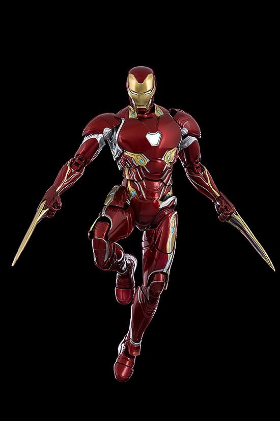 Infinity Saga DLX Iron Man Mark 50 масштаб металлическая окрашенная подвижная фигурка перепродажа 1/12 ABS и ПВХ и цинковый сплав и другое