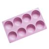 Fondant Mold Easy Cleaning Lollipop Mold Oven Safe DIY Baking  Convenient Fondant Silicone Mold Soap Candle Mould