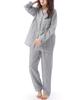 ON NISHIKI Long Sleeve Cotton Double Made with Premium Combed Top and Bottom with Perfect for Spring and Autumn Loungewear Size Women's Pajamas, 100%