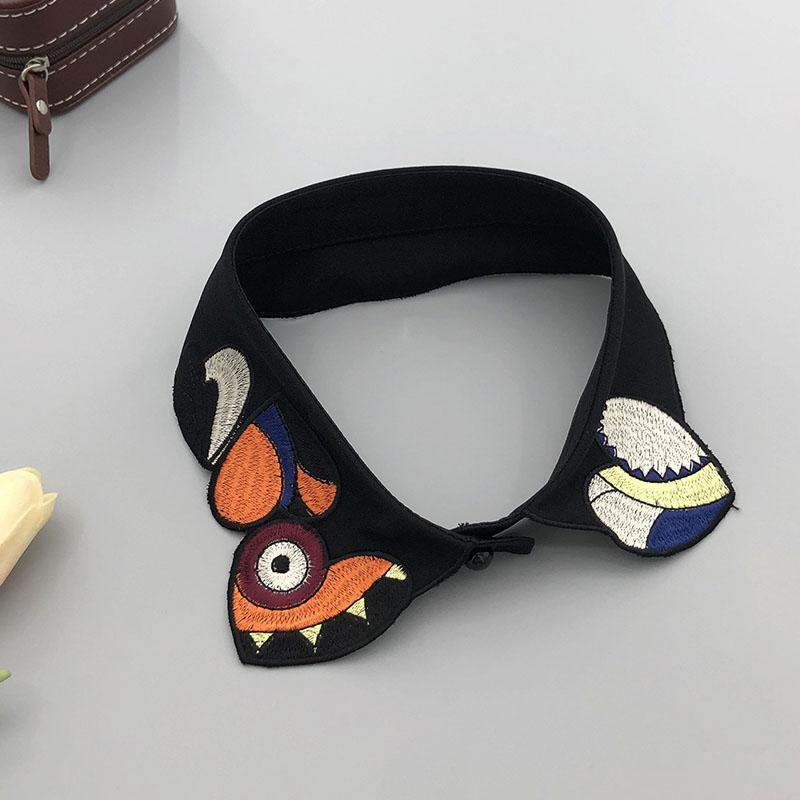 Beading Fake Collar Women Elegant Diamond Detachable Collars for Woman False Shawl Shoulder Wrap Lapel False Collars Woman Tie