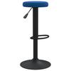 Bar Stool Set 2 pcs Blue Velvet