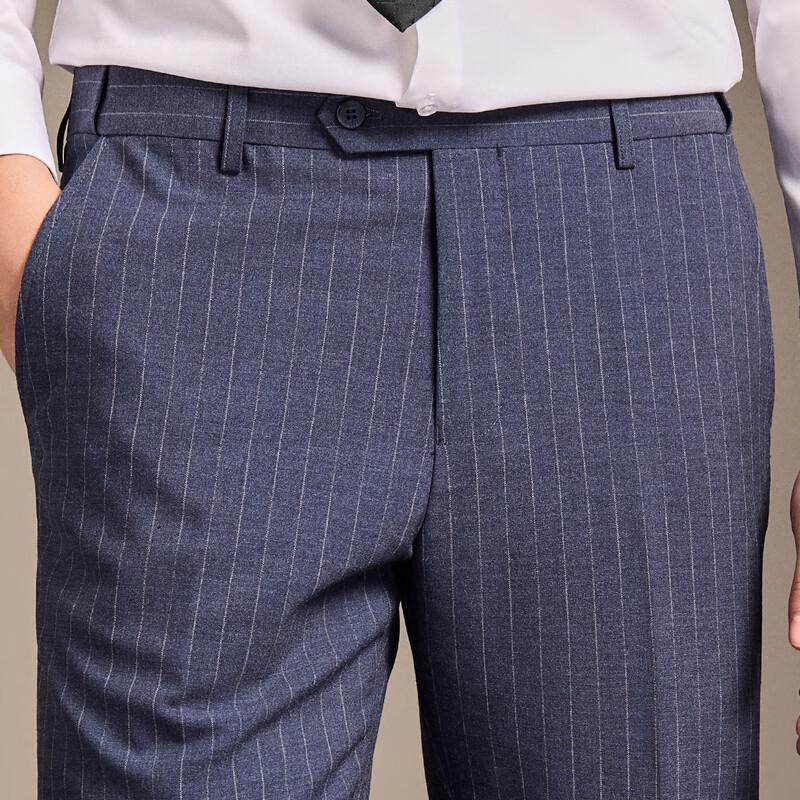 Мужской трех peças деловой костюм Antonio в полоску с лацканами-шаль