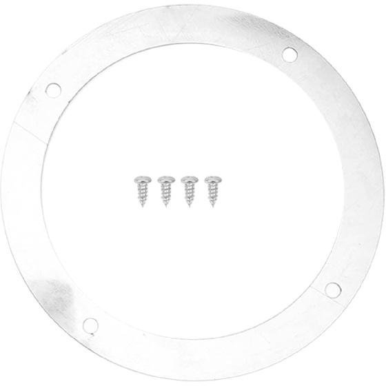 OUKENS 5.25in Gear Shift Boot Cover and Plate Kit with Chrome Ring 1651 Universal Replacement Dust Cover for Car Automotive Clutch, Includes Trim