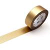 Masking Tape - Uni Metallic - Gold - 15 Mm - 7 M - Washi Paper - Creative Decoration