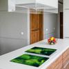 2x GLASS PROTECTIVE PLATE FOR STOVE 40x52 LEAVES