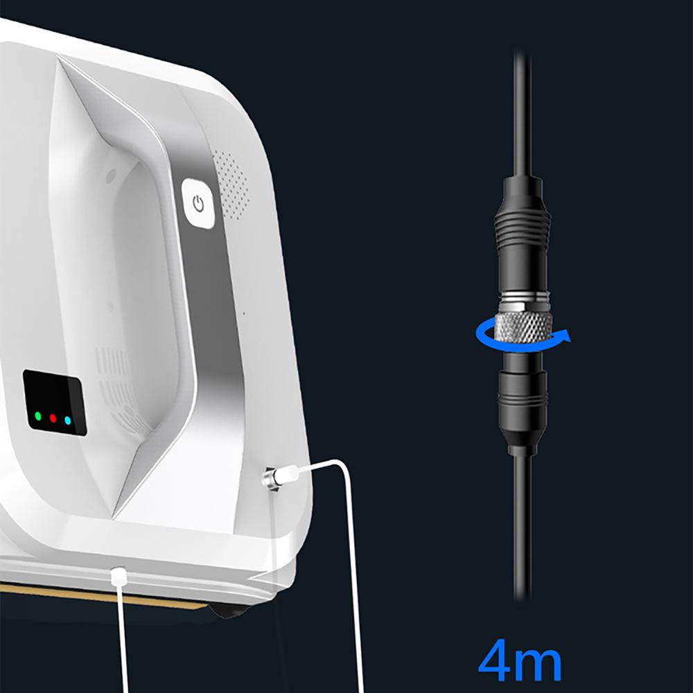 Robot Window Cleaner Washer Robotic for Frameless Glass High Suction 3000Pa Electric Smart Vacuum Cleaner Automatic Washer Wiper