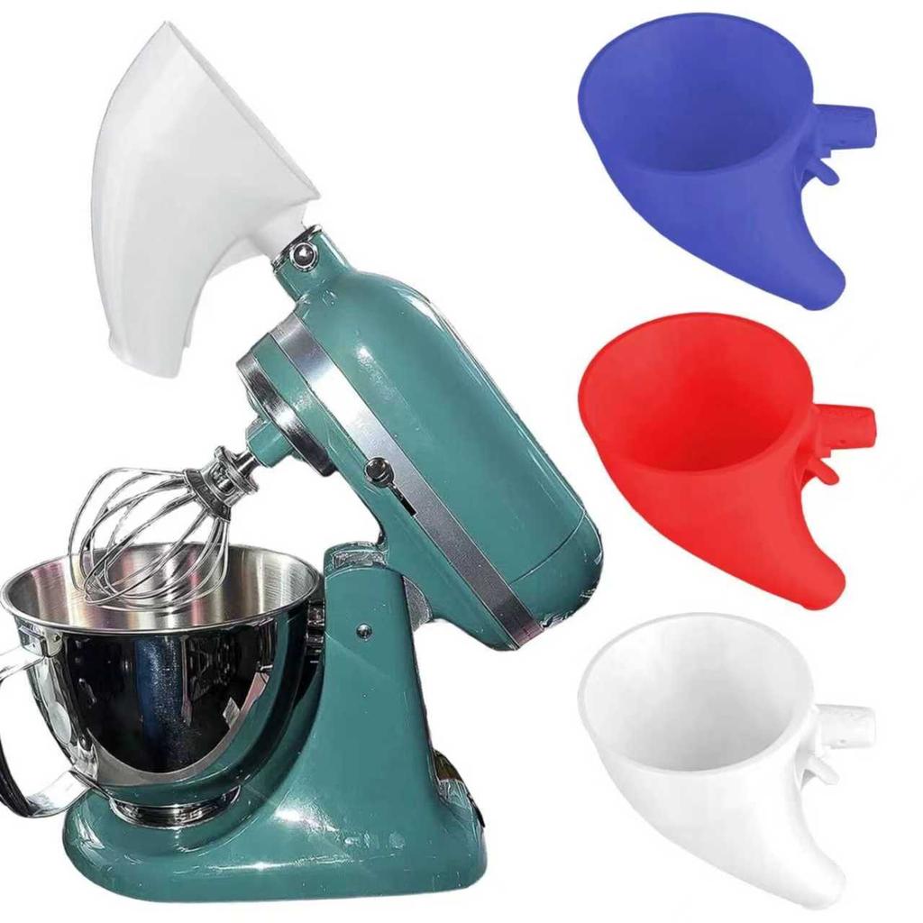 For Kitchenaid Mixer KSM150 5-Quart Attachment-Icing Egg Liquid Funnel Stand Mixer Attachment For Flour Funnel