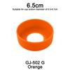 1Pc 6.5CM 16G 15 Colour Threaded Soft Silicone Cup Bottom Cover Wear Resistant Ring Sleeve Sheath Anti Slip Good Toughness