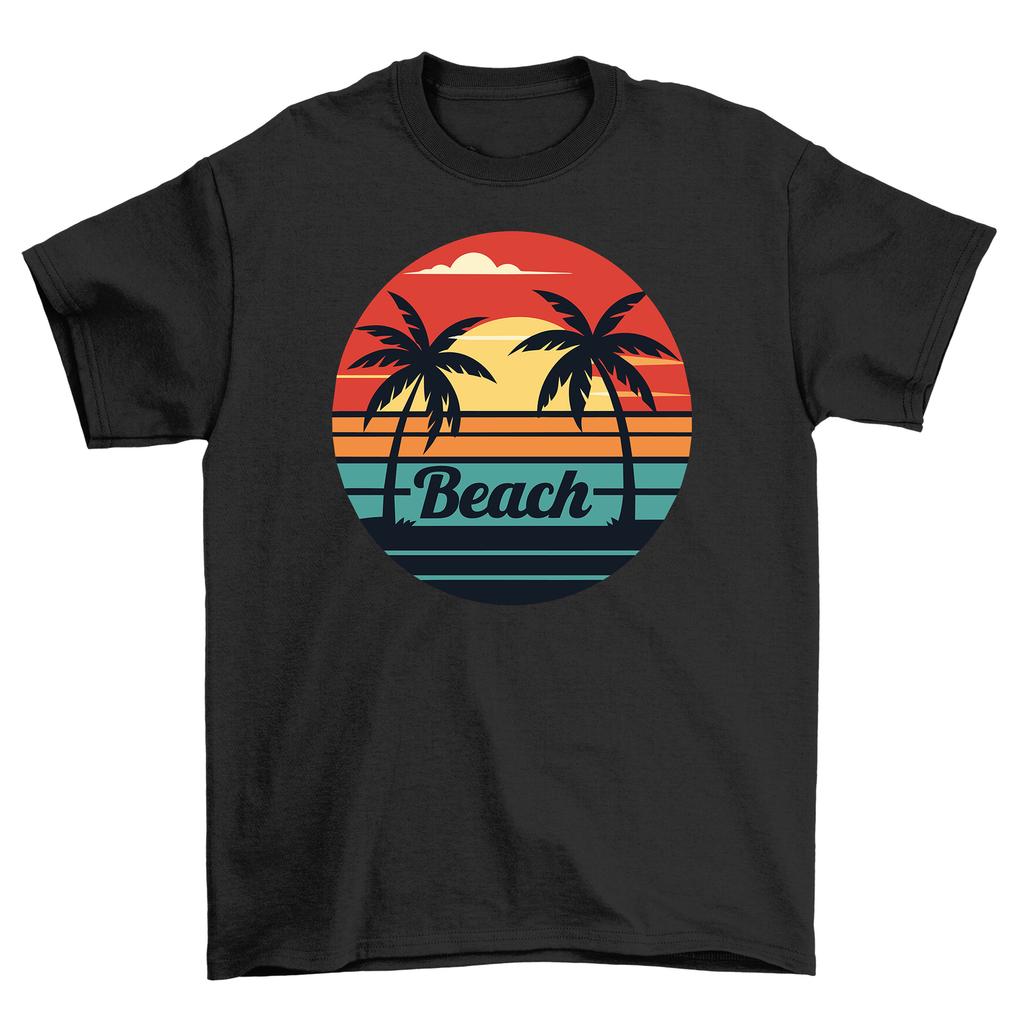 Summer_35 Beach Bum T-Shirt Mens Womens Tees Top - Funny Escapades Await! Unisex Cotton Tee with a Su