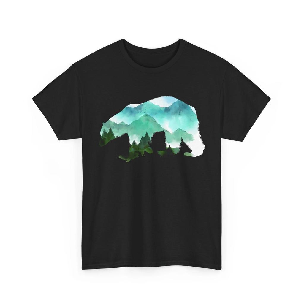 Bear T-Shirt, Wildlife Lovers Nature Animals Adventures Women Men Shirt
