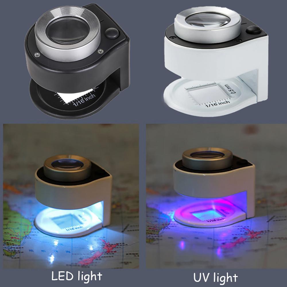 Magnifying Glass Lens Handheld Jewelry Identification Tools Magnifier Loupe Optical Instrument