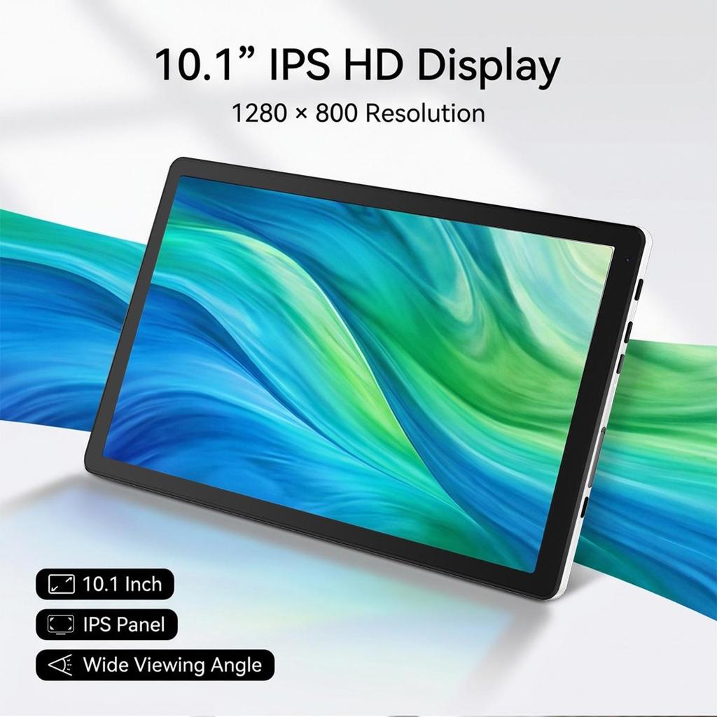 Android 15 Tablet, 10 Inch, 16GB+32GB, 5 Core 1.8GHz, In-Cell IPS, WiFi 6, 5000mAh
