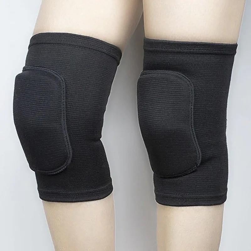 2 шт. спортивные наколенники компрессионные танцевальные наколенники поддержка утолщенная губка волейбол йога кроссифт наколенник для взрослых детей