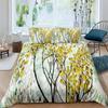 Oil Painting Flowers Digital Printing Polyester Bedding Sets Adult Bedclothes Quilt Art Duvet Cover Set Single King Queen Size