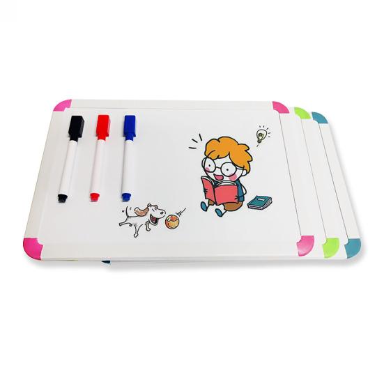 Dry Erase Magnetic White Board 8" X 12" Double-Sided Desktop Whiteboard with Stand Portable Small Whiteboard for Home Office School Drawing