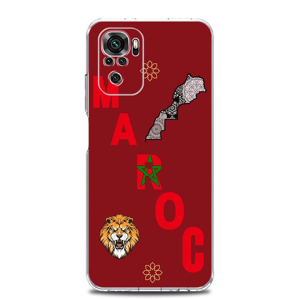 Moroccan flag Maroc Morocco Phone Case For Xiaomi Redmi Note 14 13 12 4G 9S 9 10 11 Pro Plus 5G 9T 14C 13C 12C 10C 9C 9A Cover