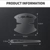 XTXG4 8Pcs Transparent Car Door Handle Bowl Decoration Badge Sticker For Alfa Romeo 159 Mito Stelvio Brera Spider Giulietta Giulia