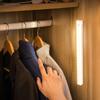 Светодиодная LED-лента с датчиком движения, перезаряжаемая через USB, индукционная ночная лампа, портативная, для кухни, прикроватной тумбочки, шкафа, гардероба, коридора