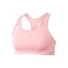 Swoosh Средняя поддержка Цельный мягкий спортивный бюстгальтер для йоги Женская активная одежда Керамика-розовый BV3637-630