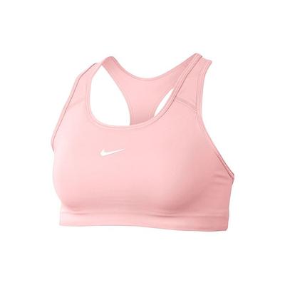 Swoosh Средняя поддержка Цельный мягкий спортивный бюстгальтер для йоги Женская активная одежда Керамика-розовый BV3637-630