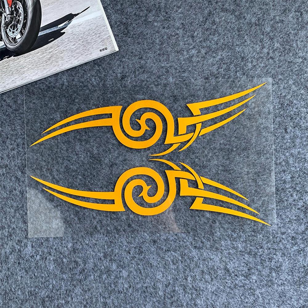 Модификация шлема Водонепроницаемый Светоотражающий Декоративный Защита от царапин Набор наклеек