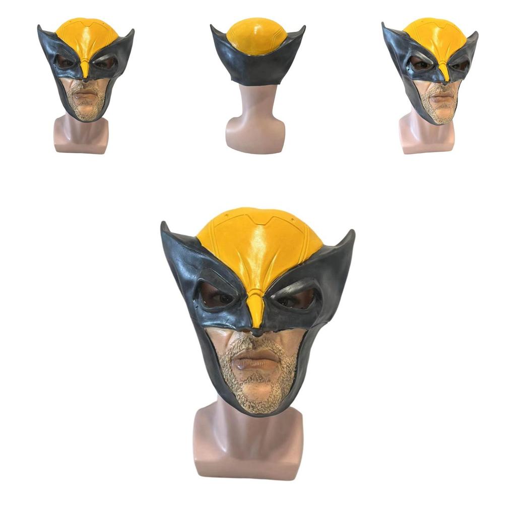 Marvel Wolverine Mask Halloween Cosplay Prop Resin Halfmechanical Art For Fans