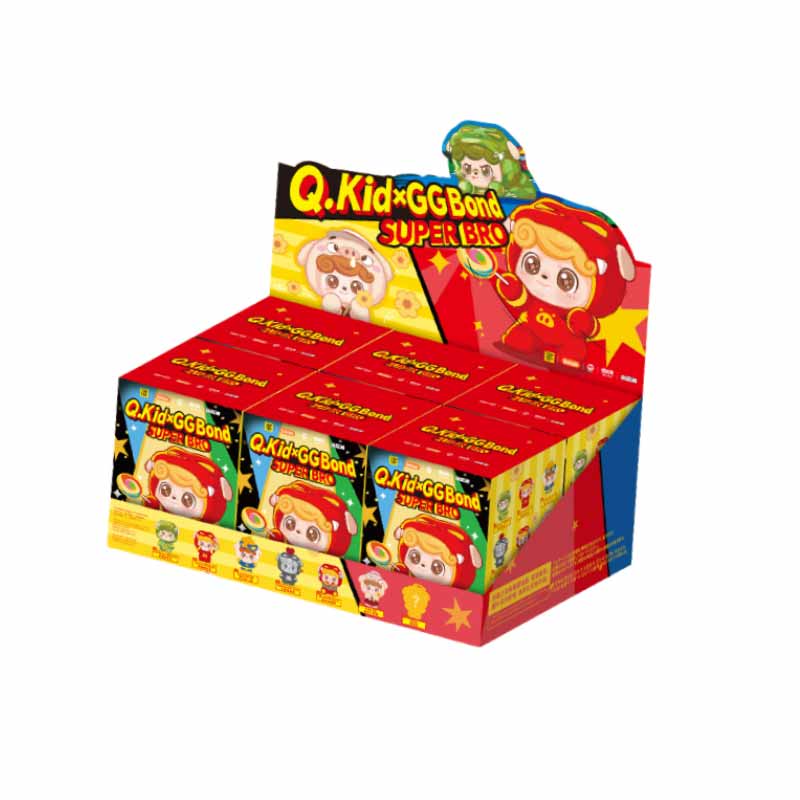 Милый Jotoys Q Kid X GG Bond Серия Super Bro Орнамент-сюрприз Животное Персонаж Кукла Брелок для рюкзака Игрушки Таинственная коробка Подарки
