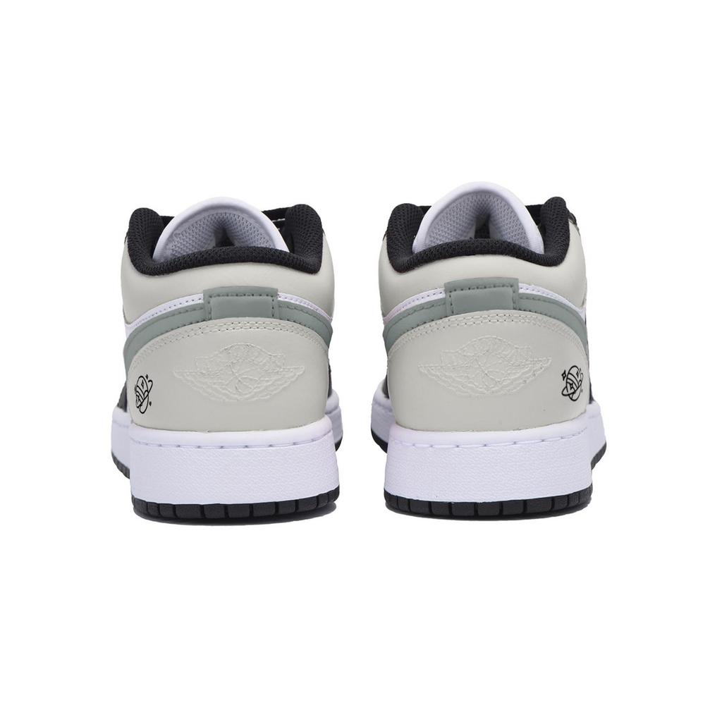 Jordan Air Jordan 1 Low Винтажные Баскетбольные Кроссовки Мужские Белые 553558-131(Команда85-)