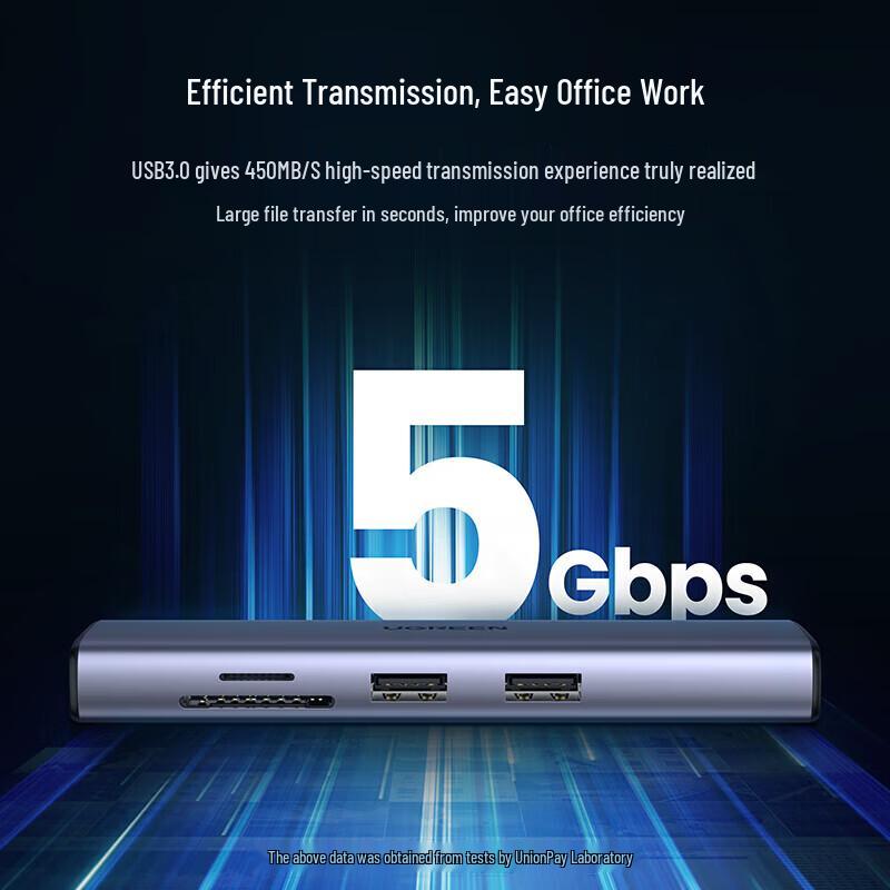 Ugreen Многопортовый адаптер-хаб USB-C