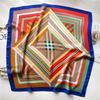 70 * 70cm New Silk Small Square Scarf For Women'S Neck Protection Professional Scarf Versatile Hair Tie Headscarf Scarf