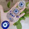 Greek Eyes Turkish Blue Eyes Amulet Pendant Amulet Home Wall Hanging Decor Blessing Protection Lucky For Home Car Decor Crafts