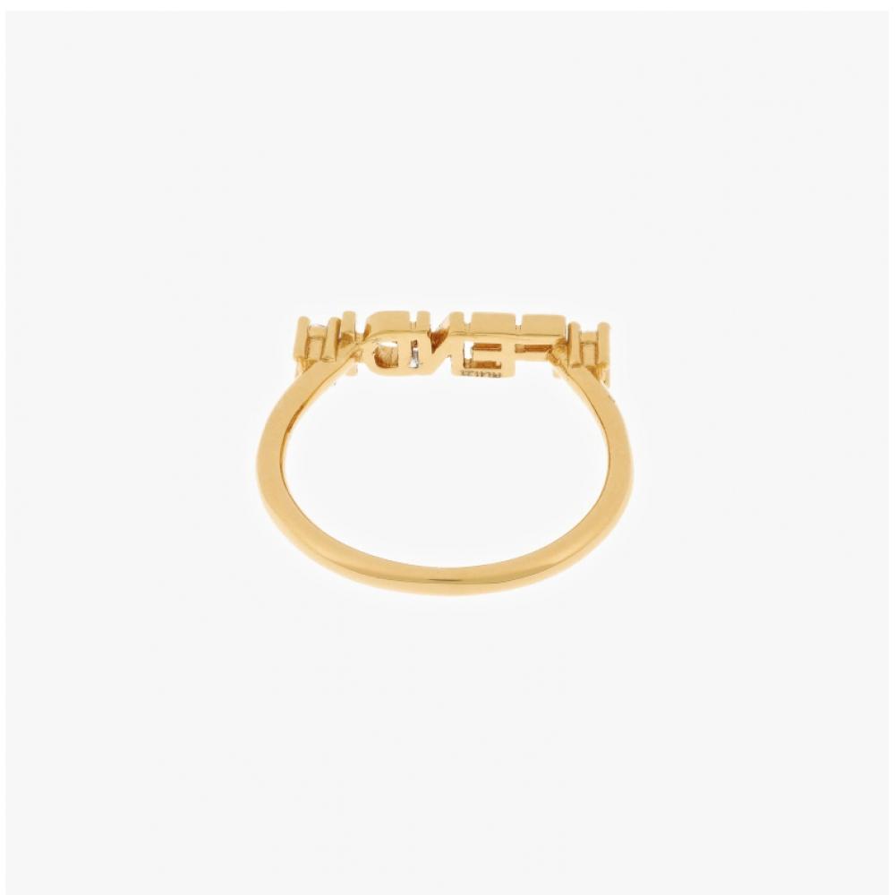 Fendi 8ah393 6dm F089u Fendigraphy Ring