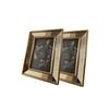 Зеркальная рамка, стеклянная зеркальная фоторамка золотого цвета, 15x21см (2 куска)
