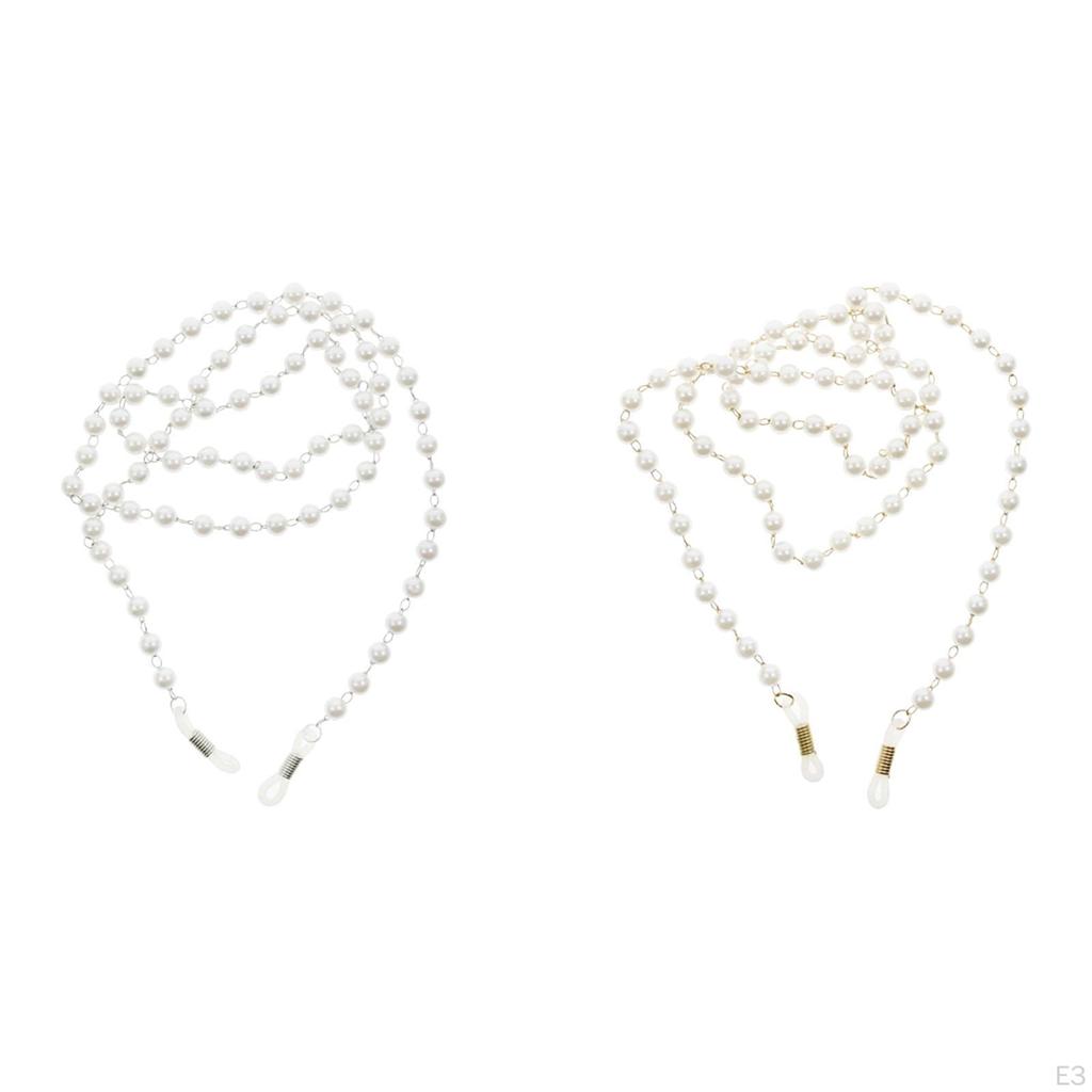 Цепочка для очков с бисером, фиксатор для очков, ремешок-держатель для клубной вечеринки