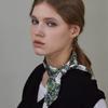 ANA MAISON Garden of universe Twilly Silk Scarf [PMT-1411]