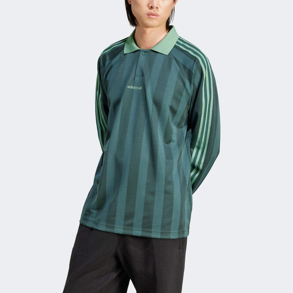 adidas Оригинальная мужская зеленая рубашка-поло IW3243