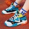 Boys Basketball Shoes Rotating Buckle Mesh Youth Children's Sports Shoes Boys Shoes Breathable Boys Outdoor Training Shoes