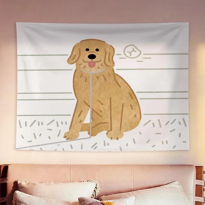 Милый мультфильм котик декоративный гобелен для дома настенный декоративный гобелен для гостиной офиса