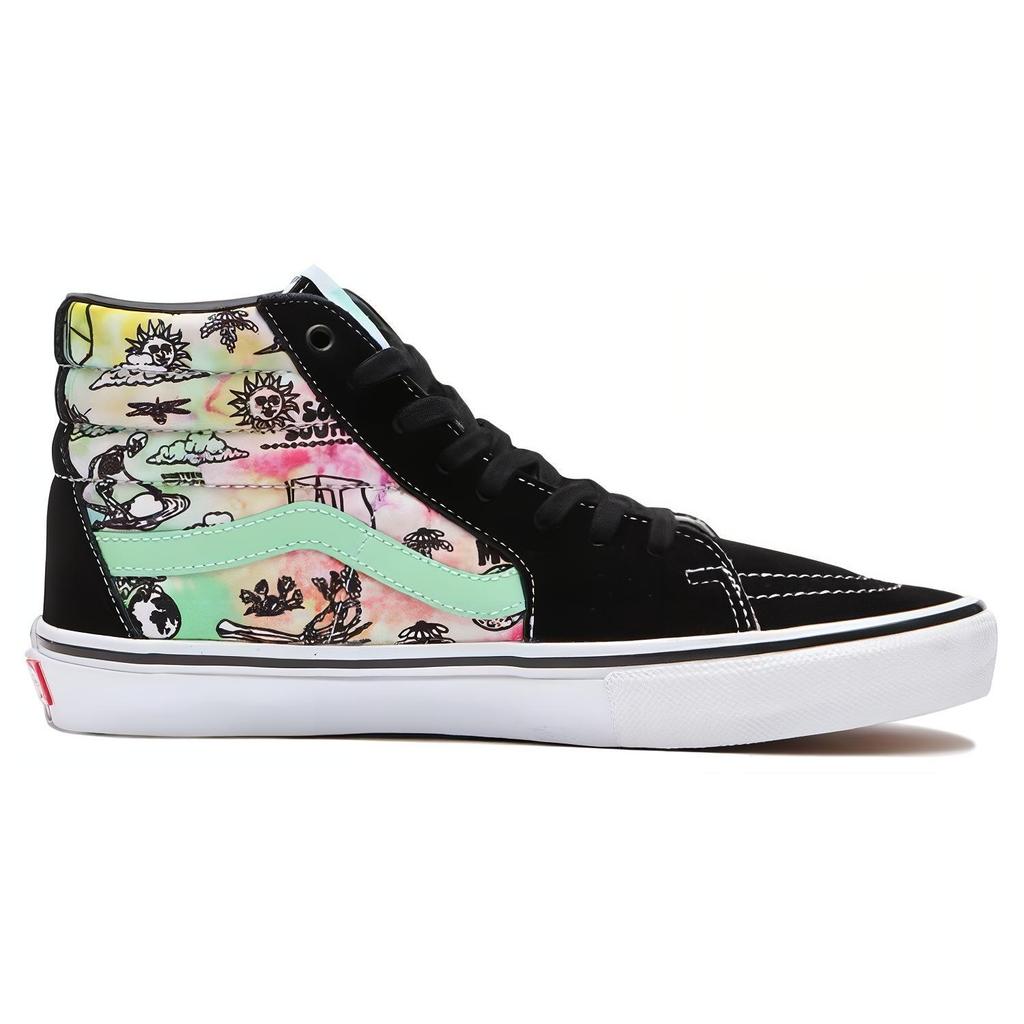 Vans Shroom Doom Skate Sk8-hi BLACKWHITEYELLOWPINKGREEN Men's VN0A5FCCAPI
